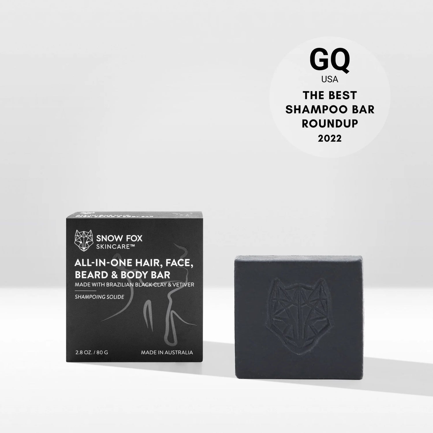 Snow Fox Skincare All-In-One Hair, Face, Beard & Body Bar